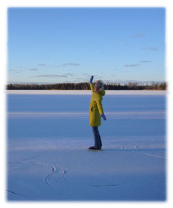 Winter on the lake